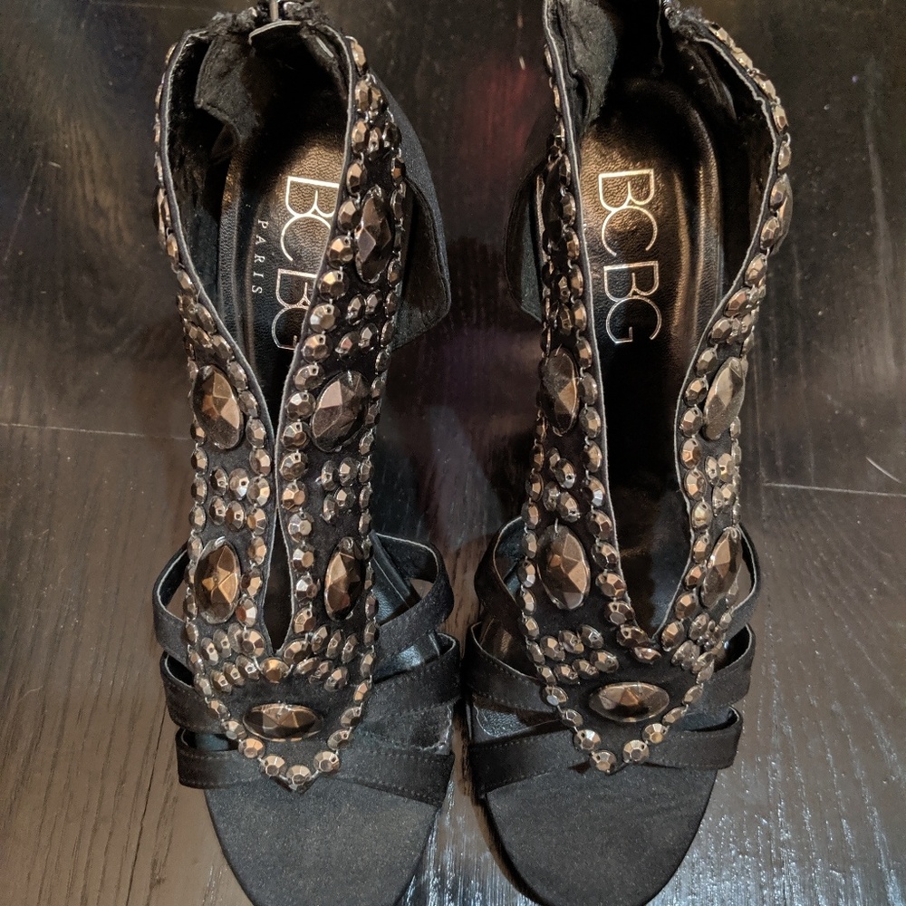 BCBG open toe pumps